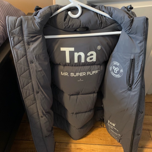 MR SUPER PUFF JACKET - “Elegant Grey” Size Large - Picture 2 of 4